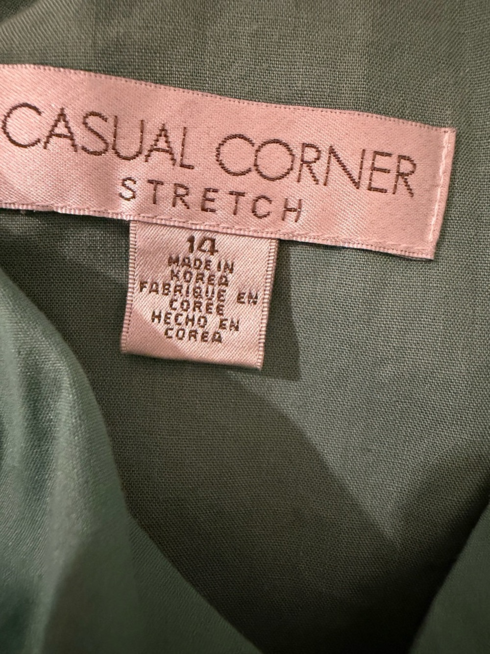 Casual Corner Mint Green Sleeveless V-Neck Midi Dress - Picture 8 of 8
